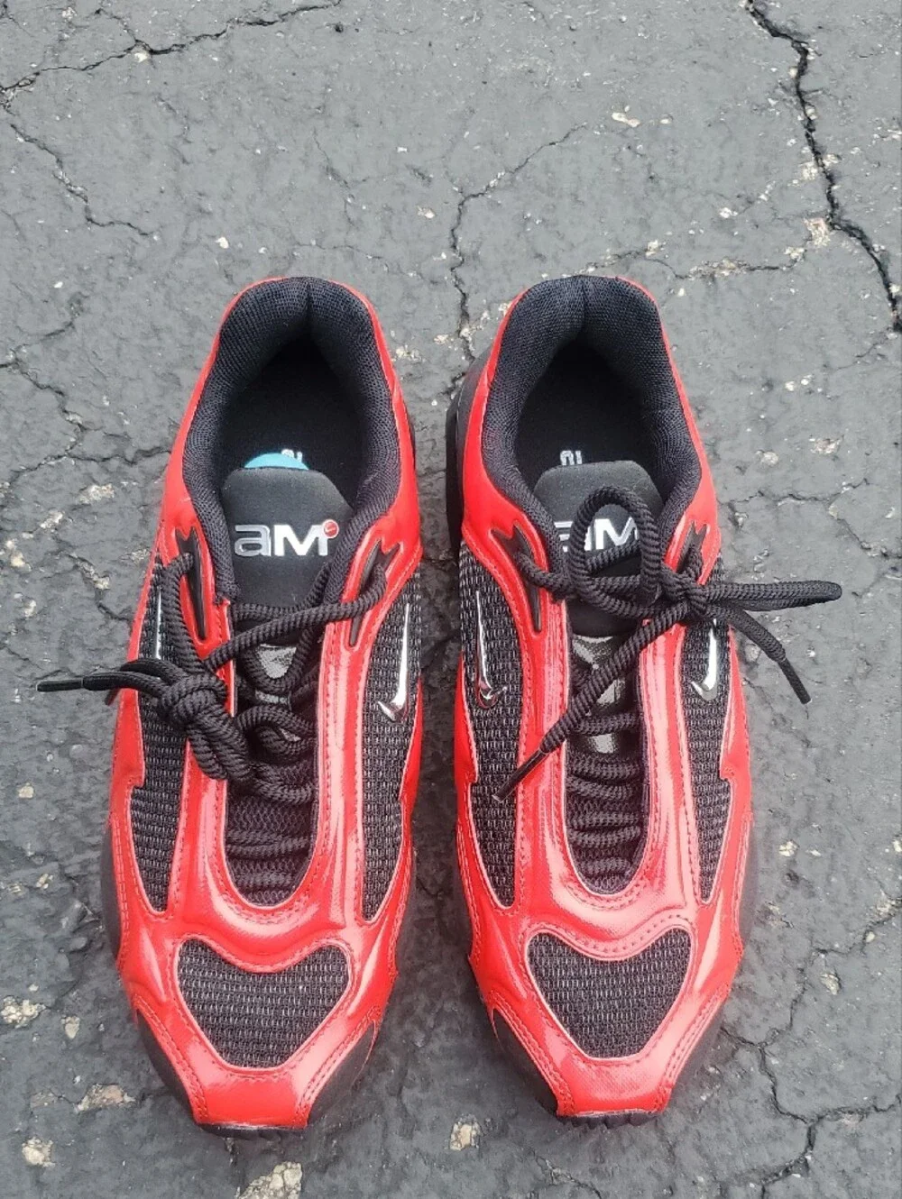 Nike Air Max Muse FV1920-603 Women's Size 6 Red Black Running Shoes NWOB